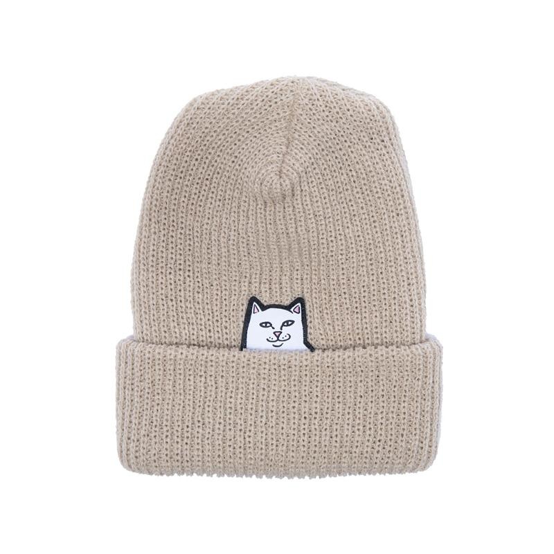 Cream Ripndip Lord Nermal Beanie | USACE2900