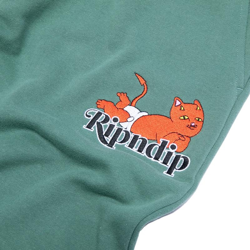 Dark Olive Ripndip Devil Babies Sweatpants | USASO2884