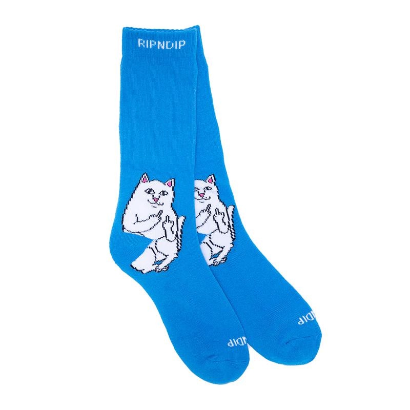 Deep Blue Ripndip Lord Nermal Socks | USAUT2345