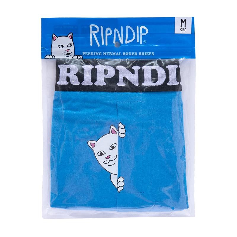 Deep Blue Ripndip Peek A Nermal Boxer | USALH2018