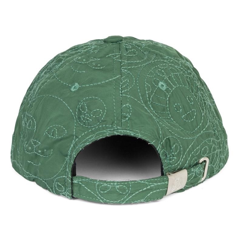 Deep Green Ripndip Barry Bonds 6 Panel Quilted Strapback Hats | USAOR2958