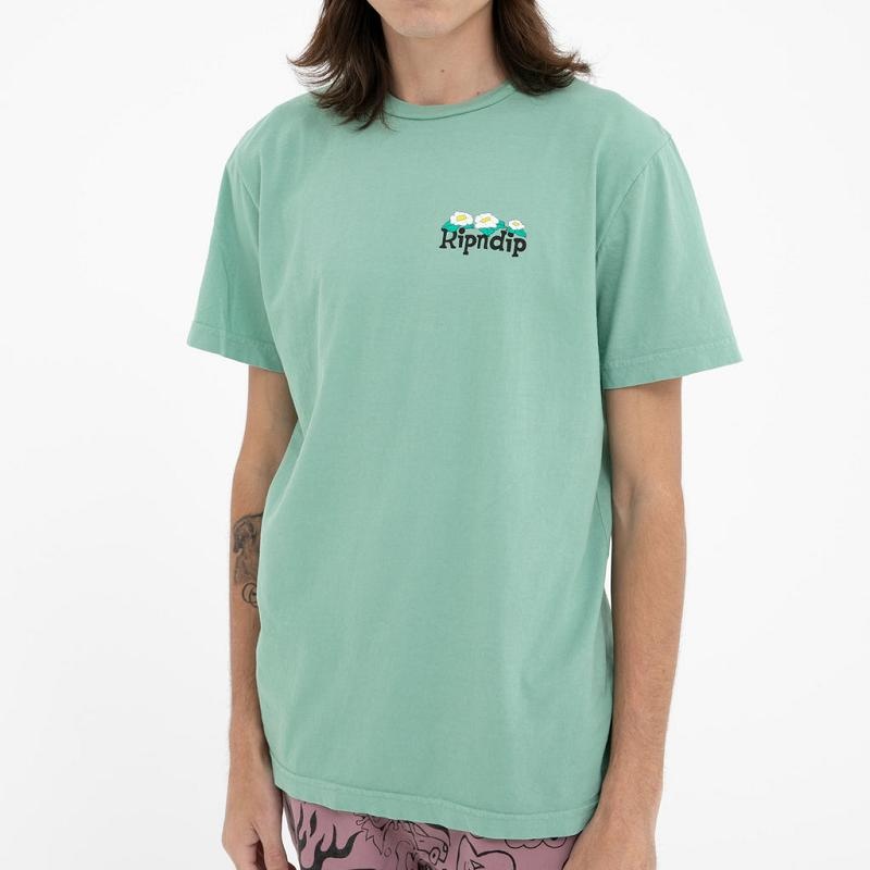 Deep Green Ripndip Lifes A Trip Shirts | USAEX2751