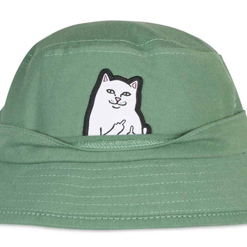 Deep Green Ripndip Lord Nermal Bucket Hats | USAMA2941