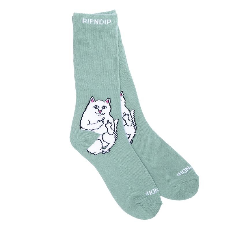 Deep Green Ripndip Lord Nermal Socks | USAJJ2335