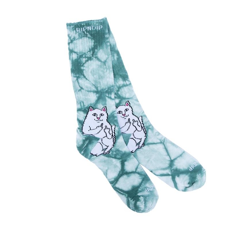 Deep Green Ripndip Lord Nermal Socks | USAYU2346