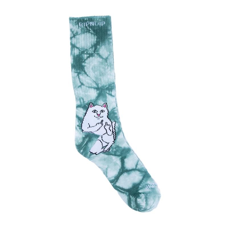 Deep Green Ripndip Lord Nermal Socks | USAYU2346