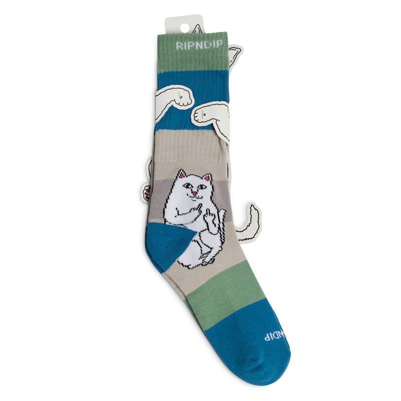 Deep Green Ripndip Lord Nermal Socks | USAHK2362