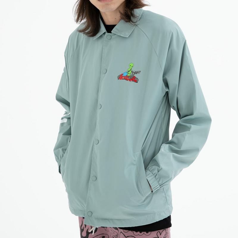 Deep Green Ripndip Runaway Coaches Jackets | USAPQ2524