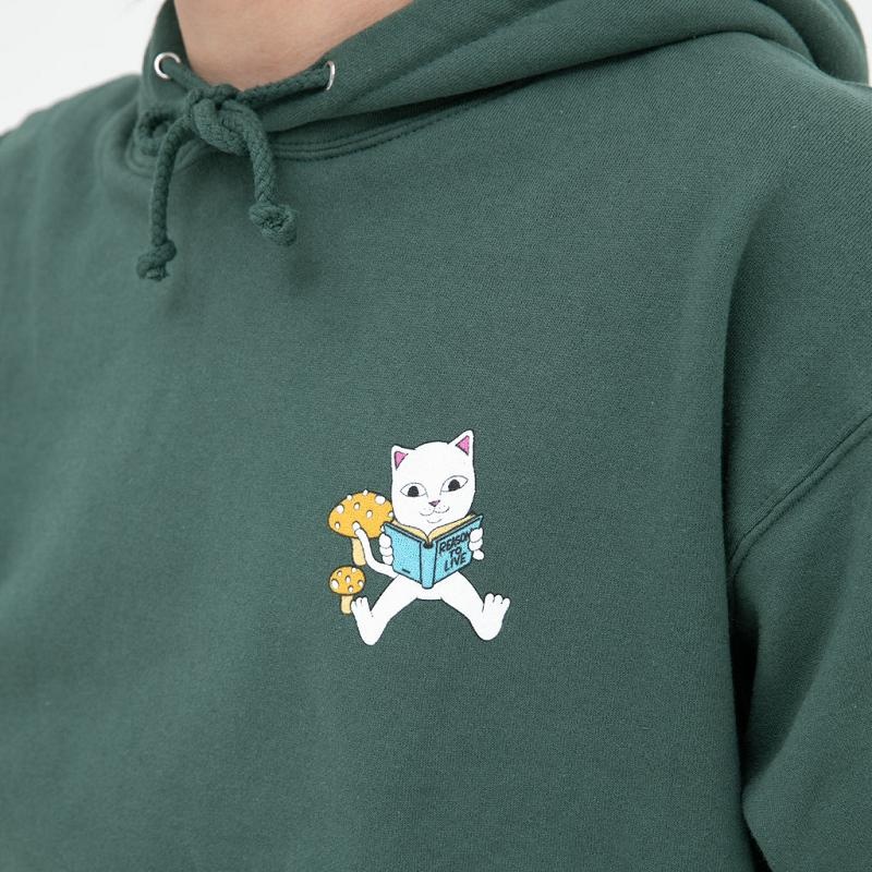 Green Ripndip Adventure Club Hoodie | USAQZ2455