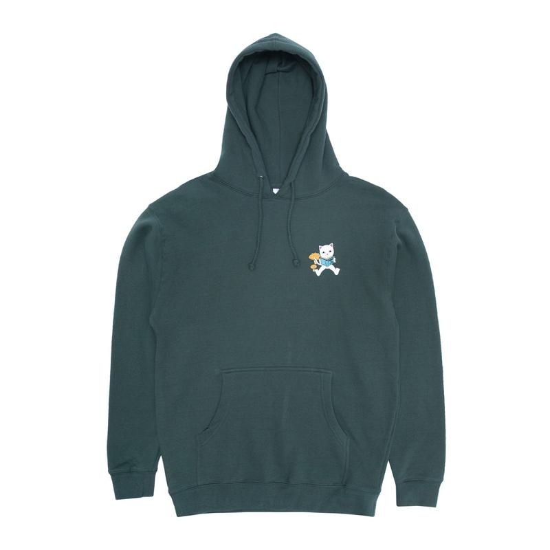 Green Ripndip Adventure Club Hoodie | USAQZ2455