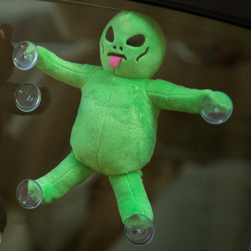 Green Ripndip Alien Window Plush Suction Cup Plush Doll Accessories | USAJJ2250