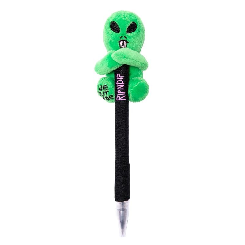 Green Ripndip Lord Alien Plush Pen Accessories | USAOR2060