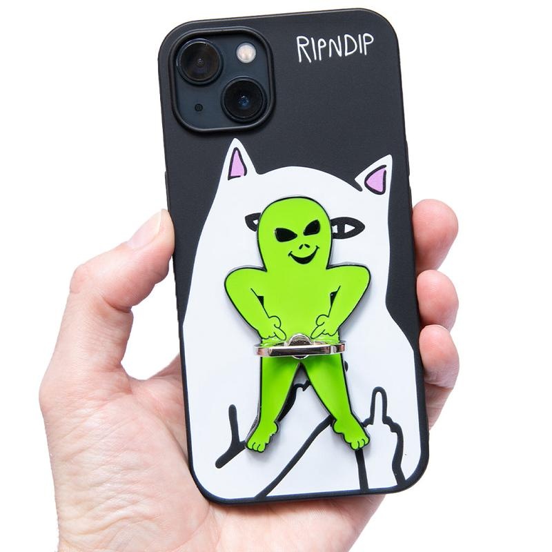 Green Ripndip Lord Alien Ring Phone Holder Accessories | USAEX2210