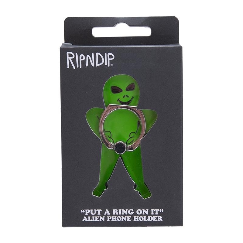 Green Ripndip Lord Alien Ring Phone Holder Accessories | USAEX2210