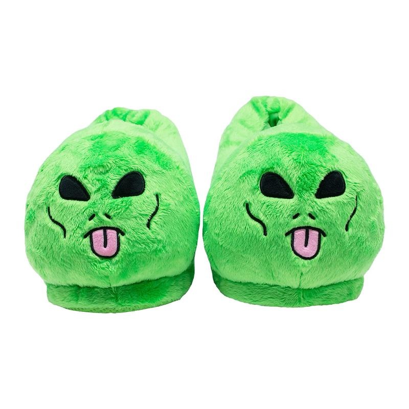 Green Ripndip Lord Alien Slippers | USASO3000