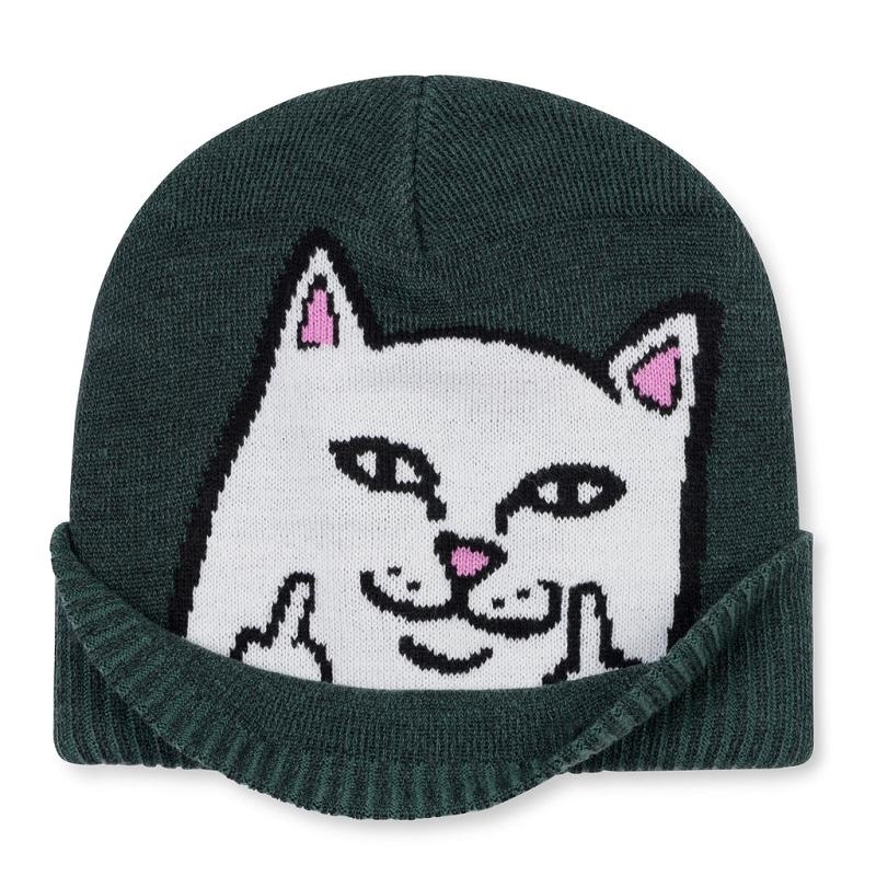 Green Ripndip Peeking Nermal Beanie | USAMA2923