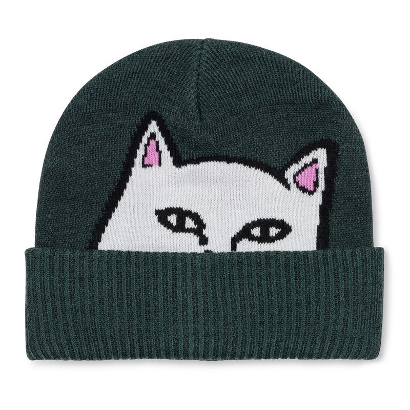 Green Ripndip Peeking Nermal Beanie | USAMA2923