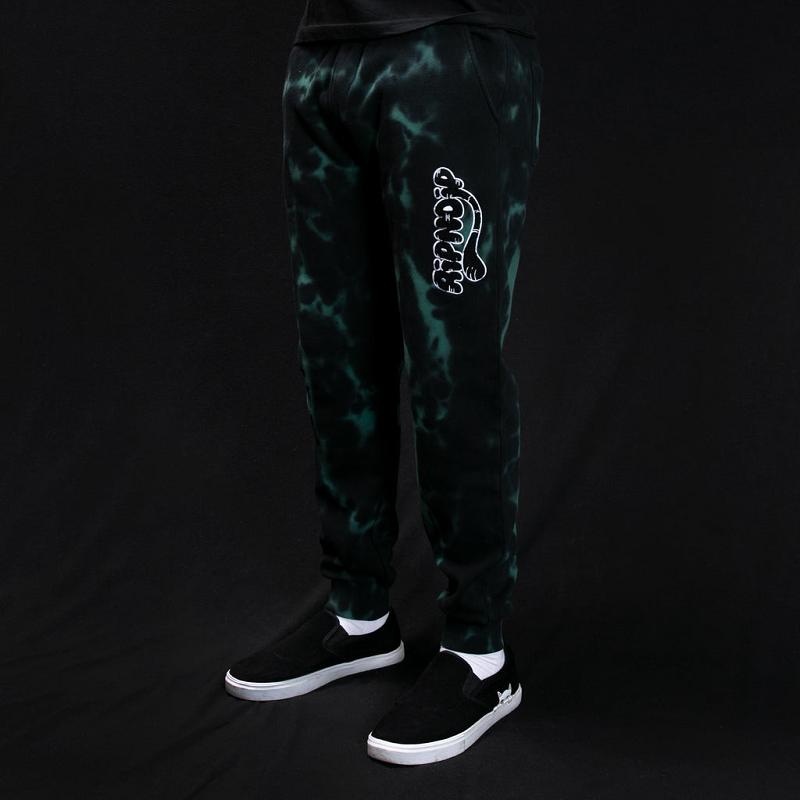 Green / Black Ripndip Ripntail Sweatpants | USATV2891