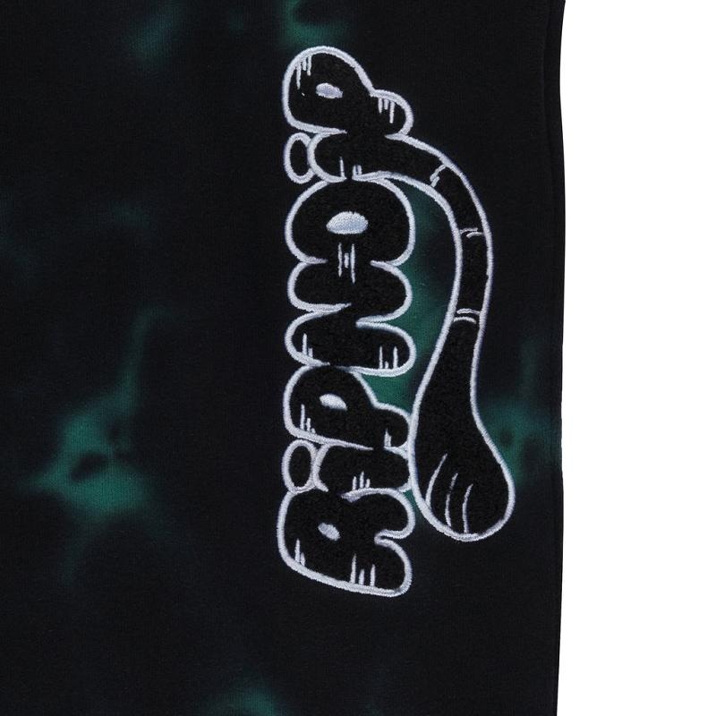 Green / Black Ripndip Ripntail Sweatpants | USATV2891