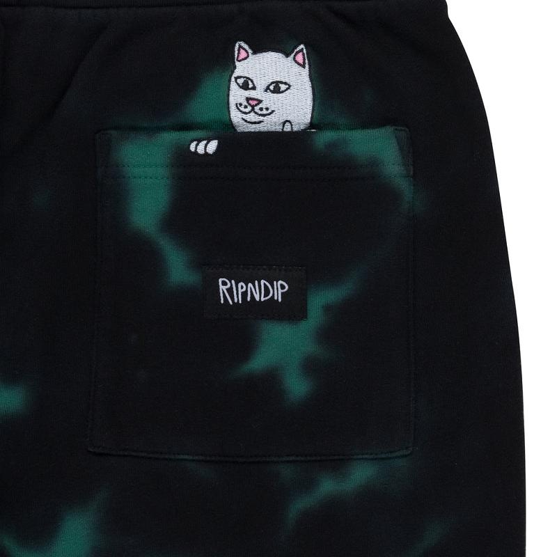 Green / Black Ripndip Ripntail Sweatpants | USATV2891