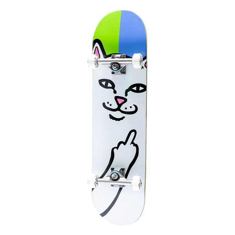 Green / Blue Ripndip Lord Nermal Complete Skateboard | USASO2314