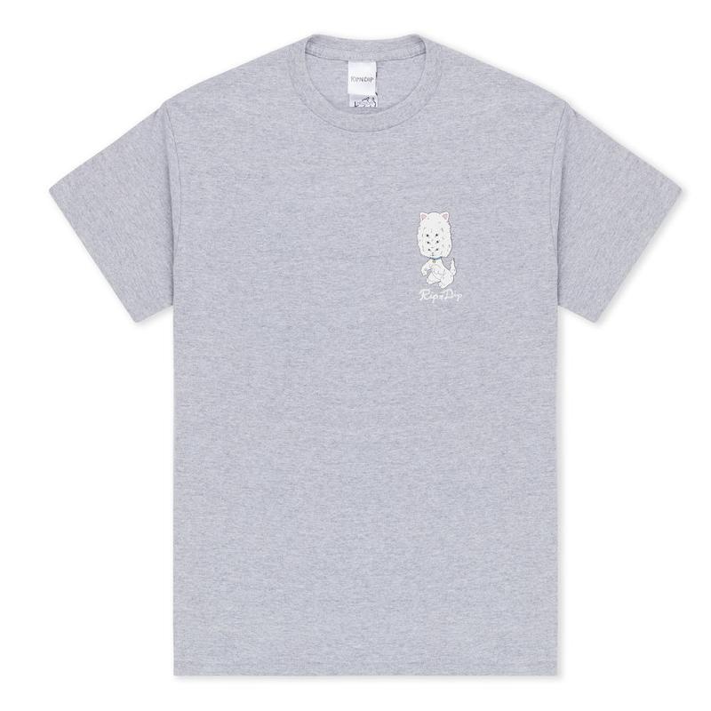 Grey Ripndip Big Head Shirts | USAUT2792