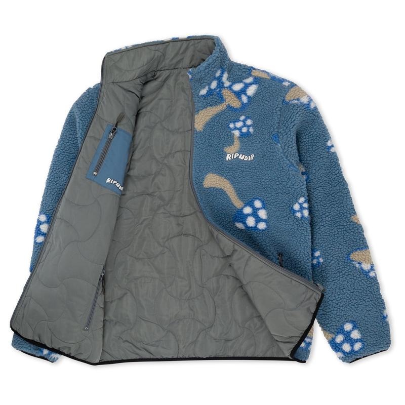 Grey Ripndip Euphoria Reversible Polar Fleece Jackets | USAWY2532