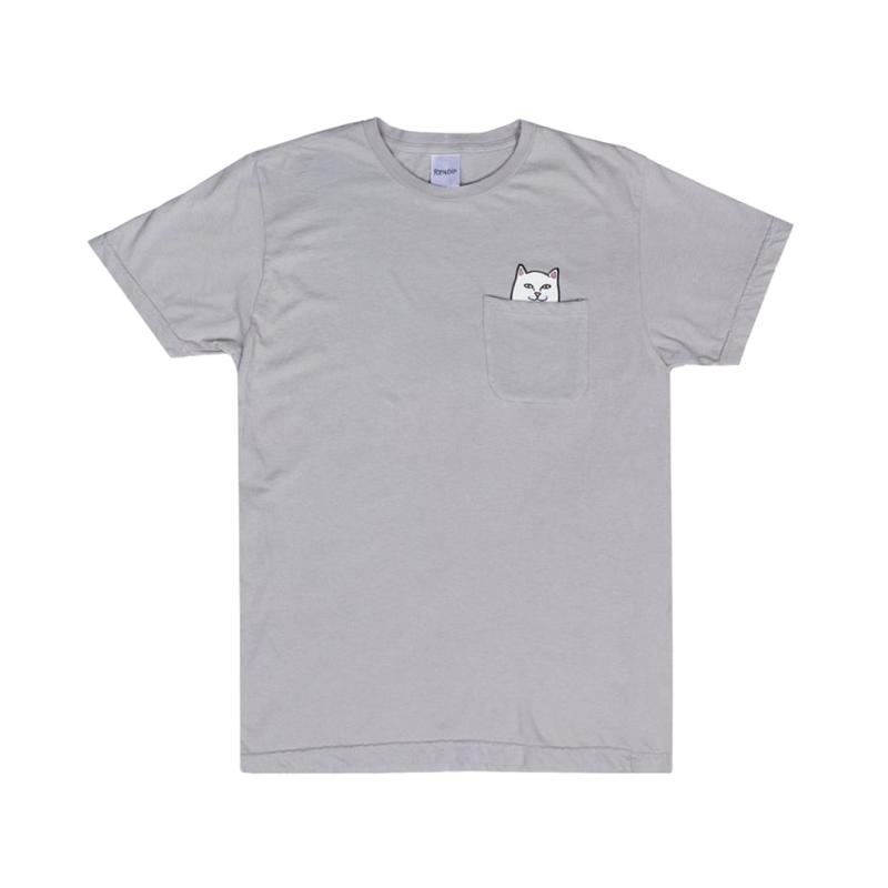 Grey Ripndip Lord Nermal Pocket Shirts | USATV2634