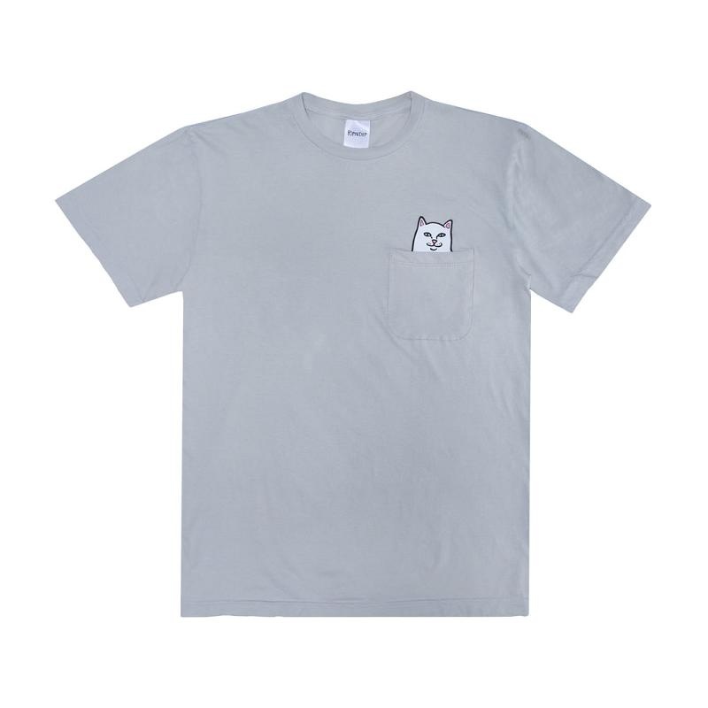 Grey Ripndip Lord Nermal Pocket Shirts | USANB2640