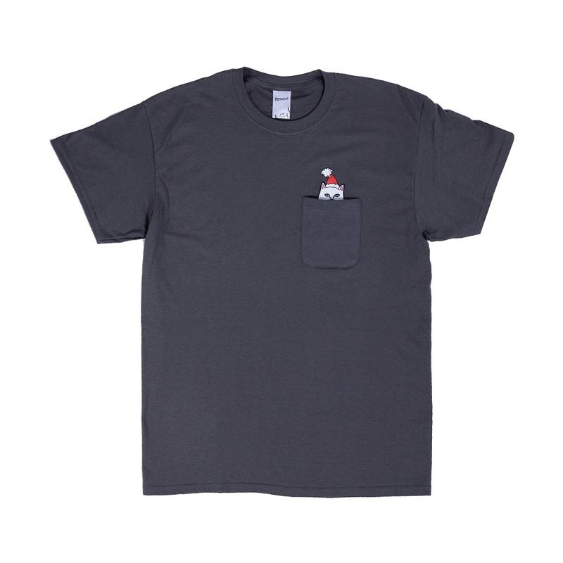 Grey Ripndip Lord Santa Pocket Shirts | USAQZ2638