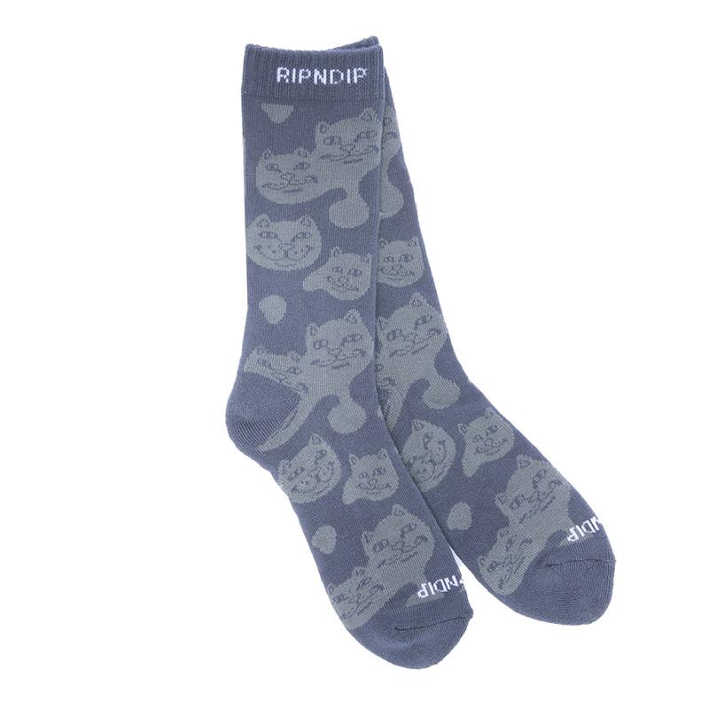 Grey Ripndip Many Faces Socks | USAPQ2342