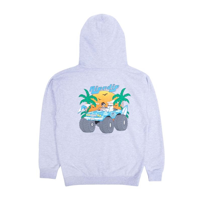 Grey Ripndip Nerm Cruiser Hoodie | USAHK2440