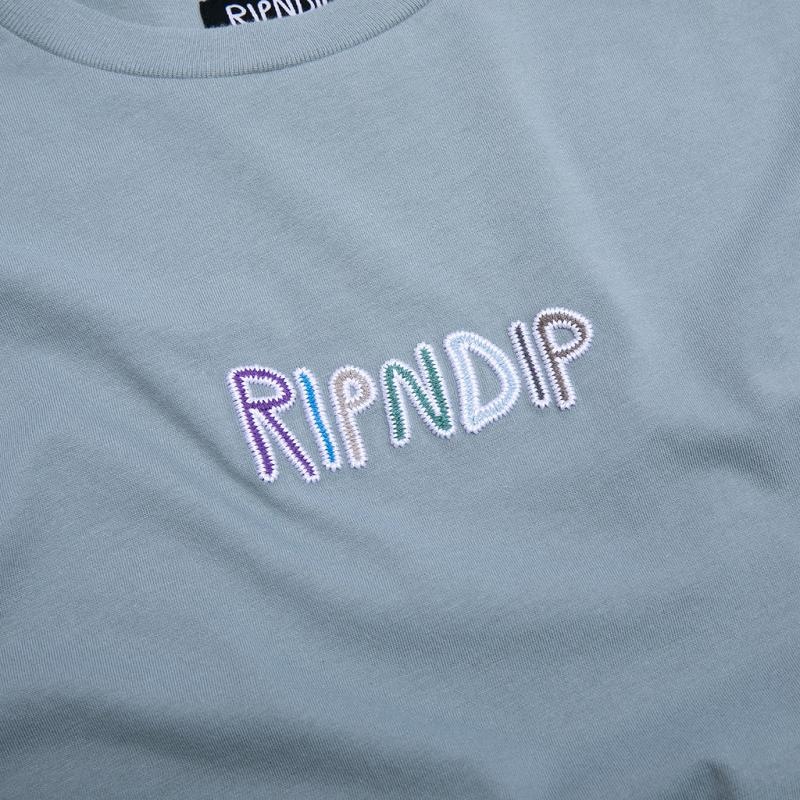 Grey Ripndip OG Prisma Short Sleeve Shirts | USAAP2743