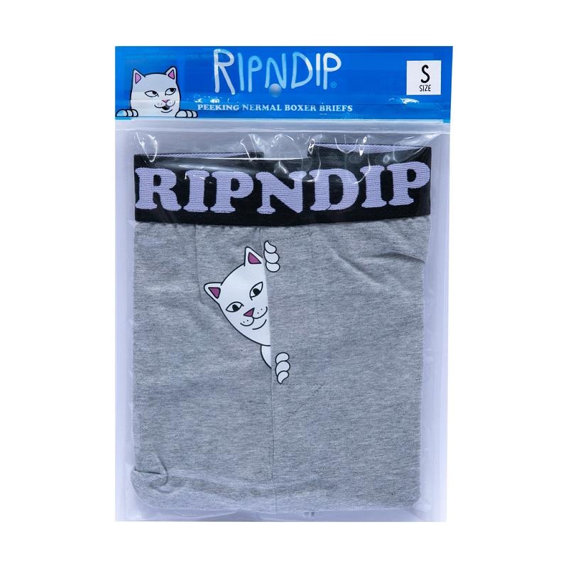 Grey Ripndip Peek A Nermal Boxer | USACE2382