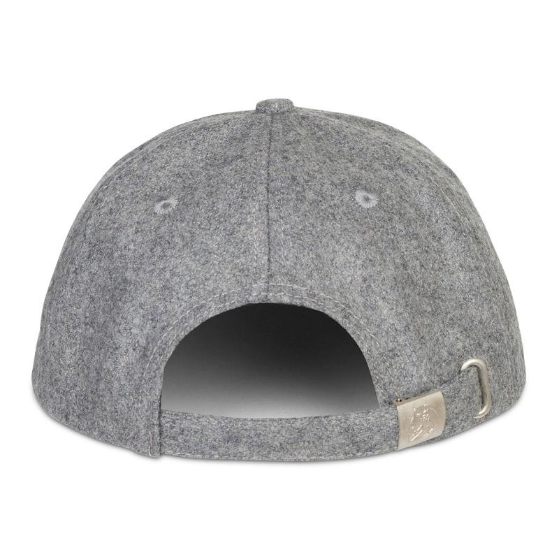 Grey Ripndip RIPNLIT 6 Panel Wool Strapback Hats | USAIS2959