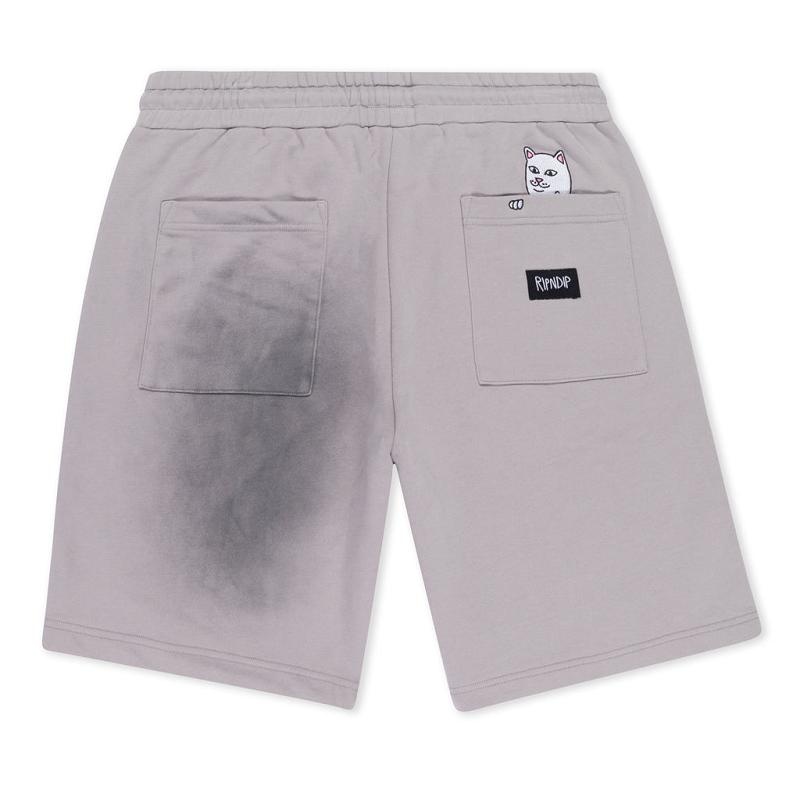 Grey Ripndip Ripnlit Sweat Shorts | USAEX2849