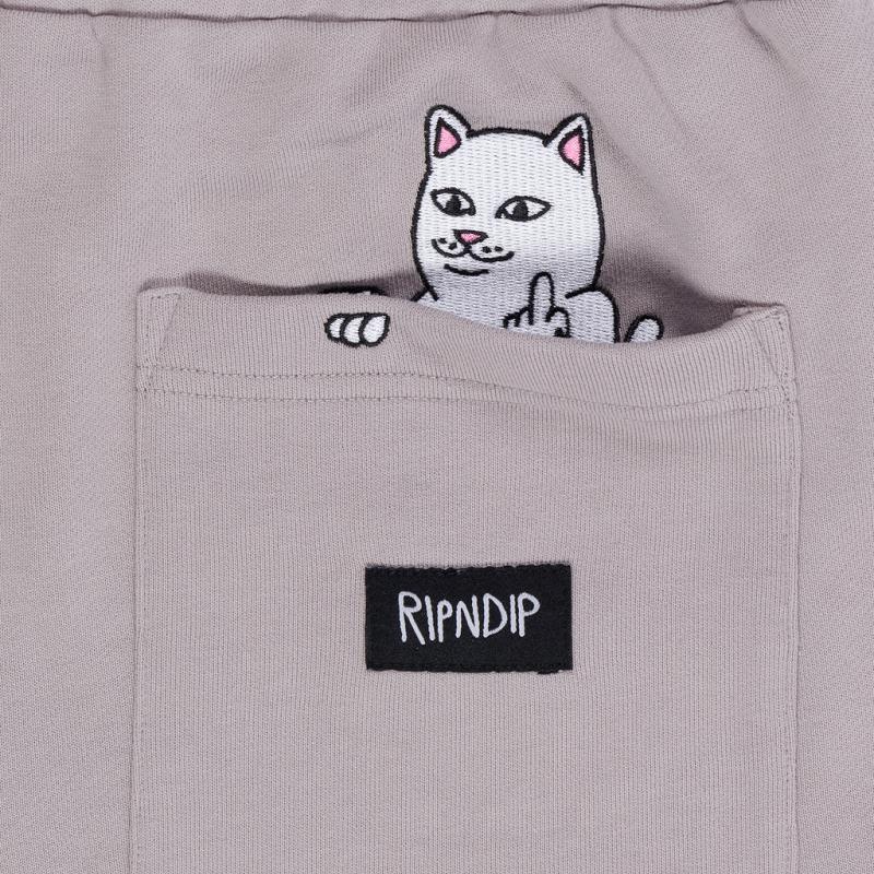 Grey Ripndip Ripnlit Sweat Shorts | USAEX2849