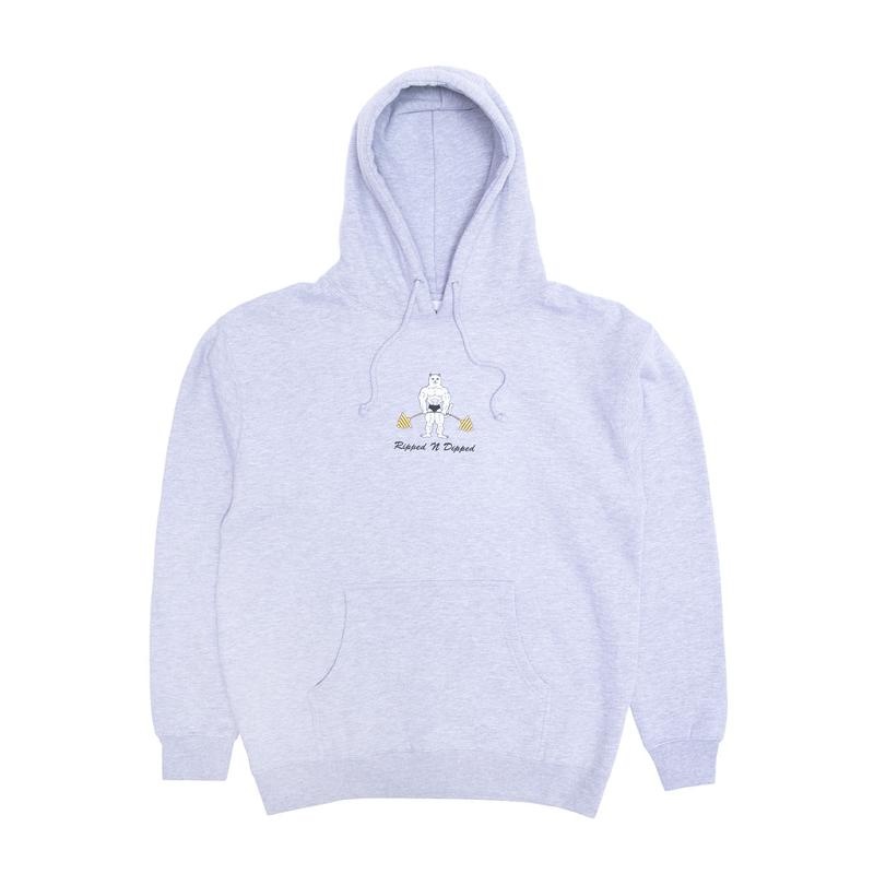 Grey Ripndip Ripped n Dipped Hoodie | USAYU2450