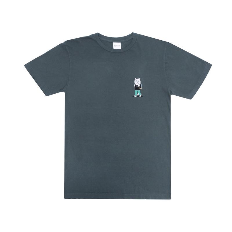 Grey Ripndip Scary Hours Shirts | USAZG2734