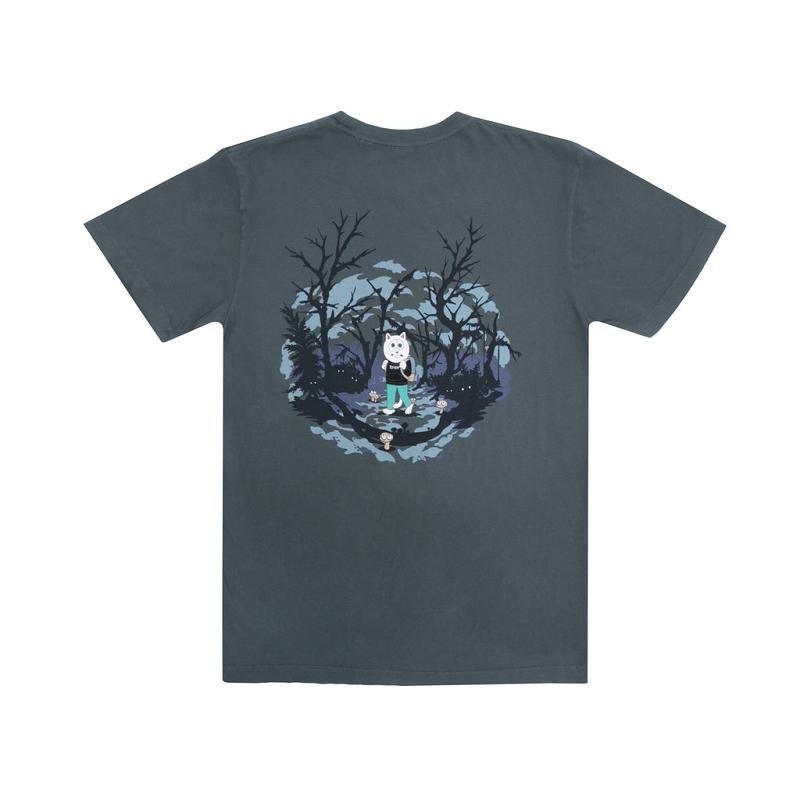 Grey Ripndip Scary Hours Shirts | USAZG2734