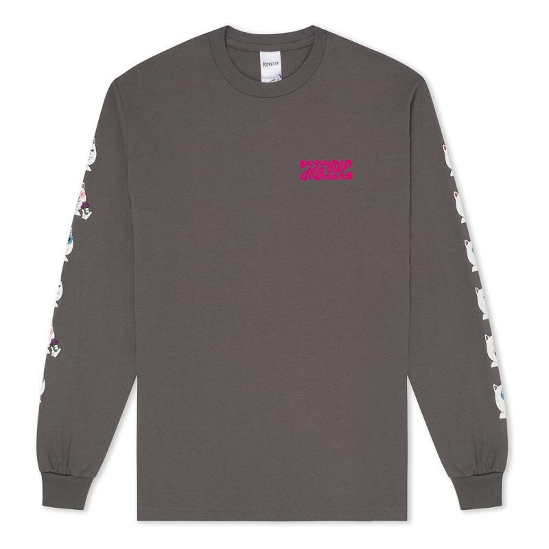 Grey Ripndip Shroom Diet Long Sleeve | USAMA2586