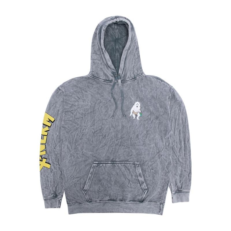 Grey Wash Ripndip X Nerm Hoodie | USAKI2464