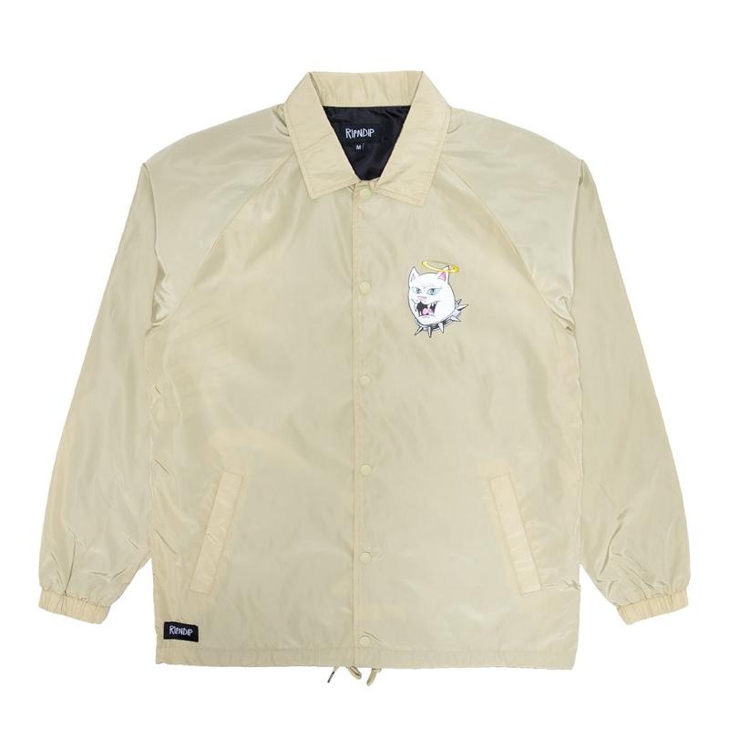 Khaki Ripndip 3 Heads Coach Jackets | USAVD2511