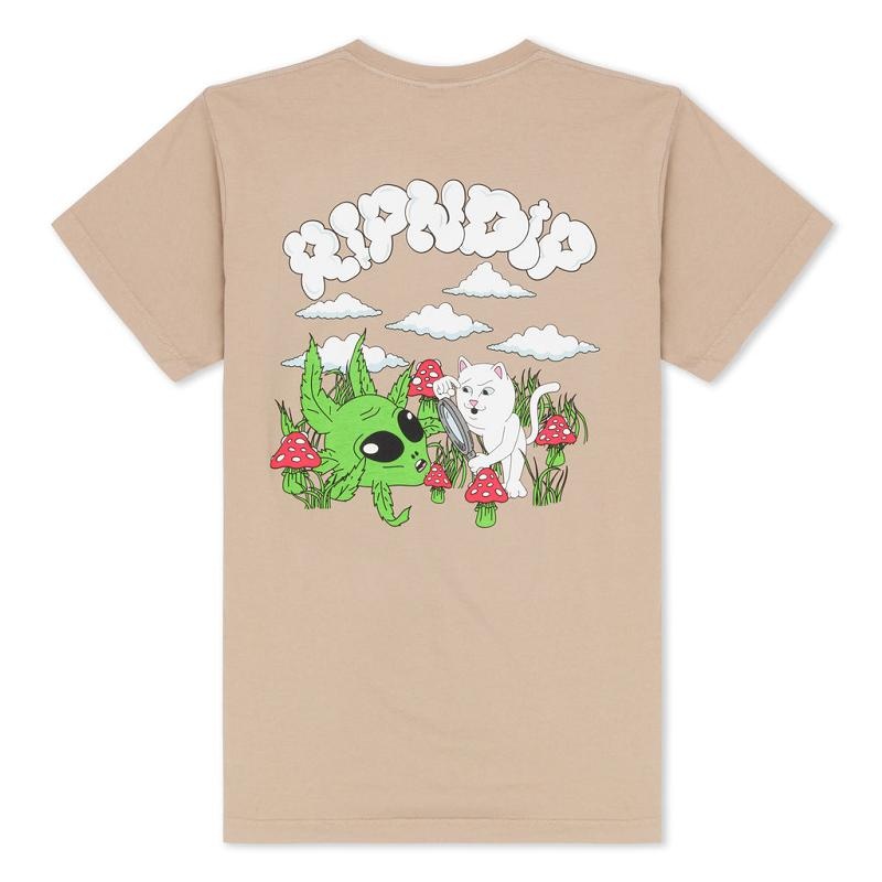 Khaki Ripndip Nomads Shirts | USADN2786