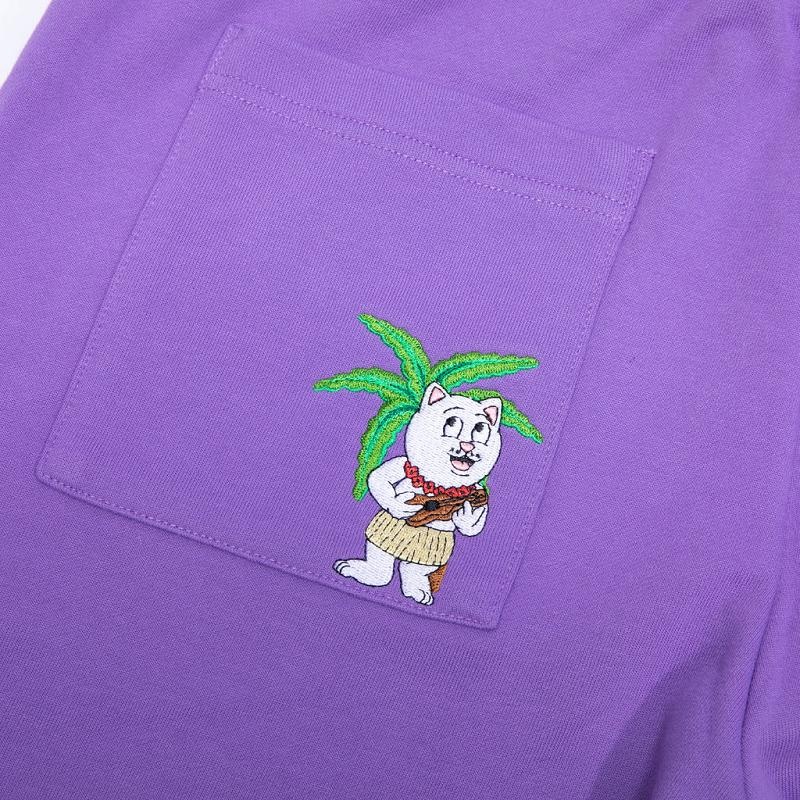 Lavender Ripndip Aloha Nerm Sweat Shorts | USAZG2831