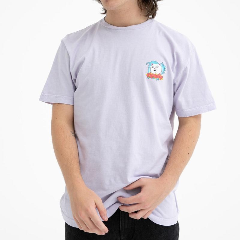 Lavender Ripndip Good Life Shirts | USASO2742