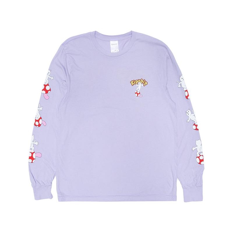 Lavender Ripndip Lucid Vacation Long Sleeve | USAYU2554