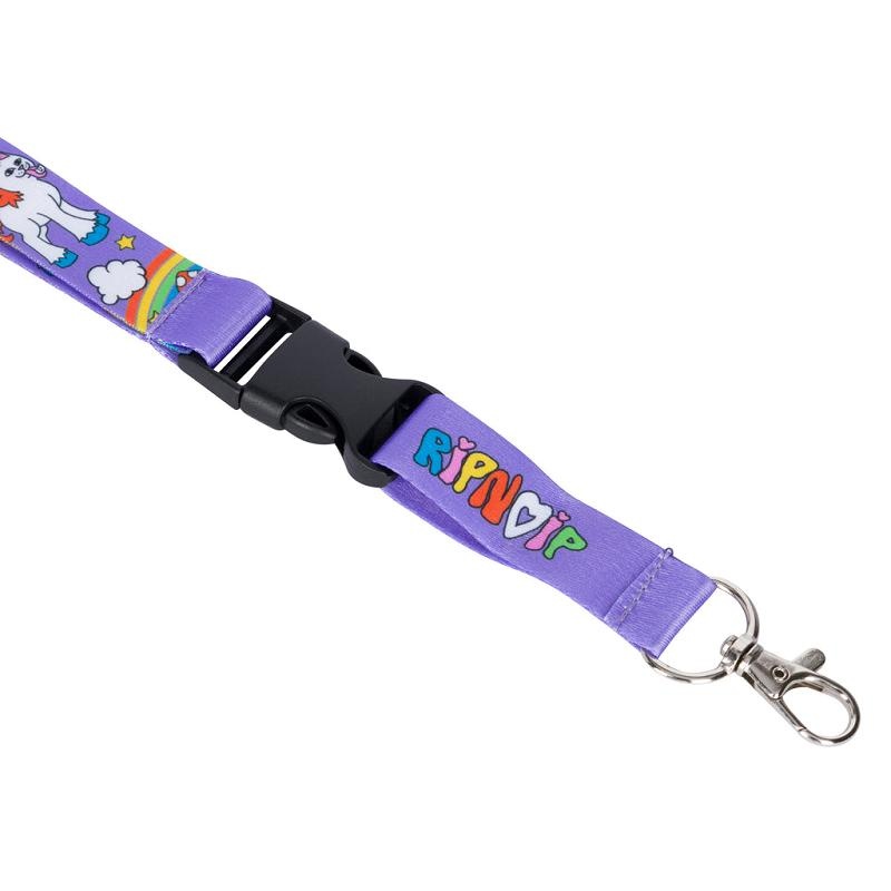 Lavender Ripndip Taste The Rainbow Lanyard Accessories | USAUT2240