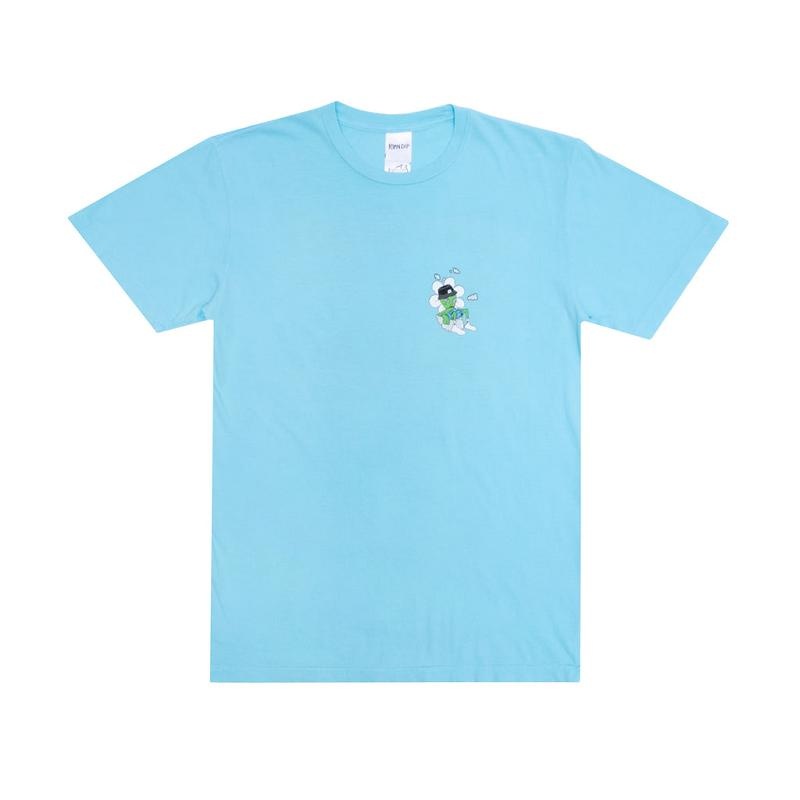 Light Blue Ripndip Relaxed Shirts | USALH2735