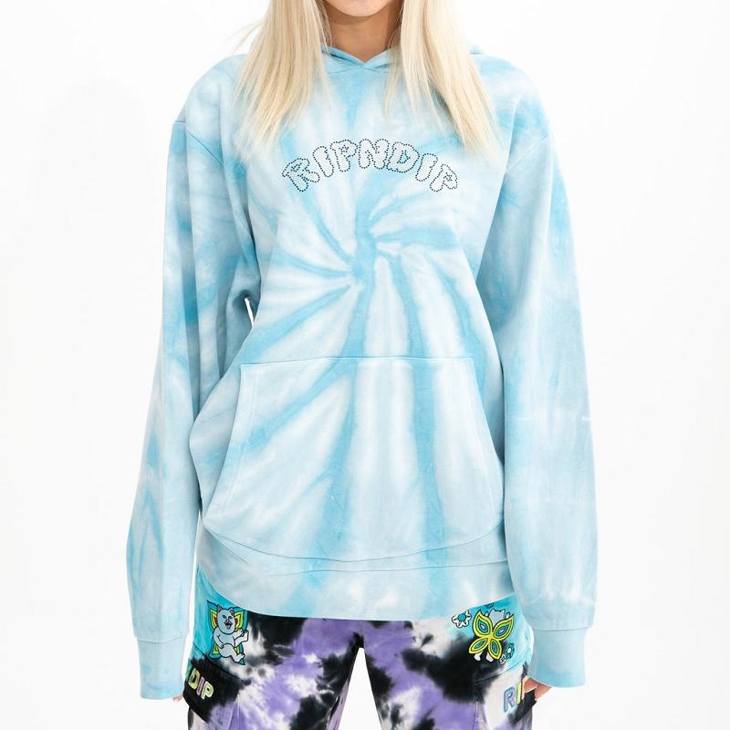 Light Blue Ripndip Sent From Heaven Hoodie | USAPQ2420